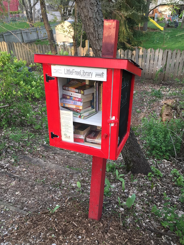 Small Free Library at Constitution Trail, Normal