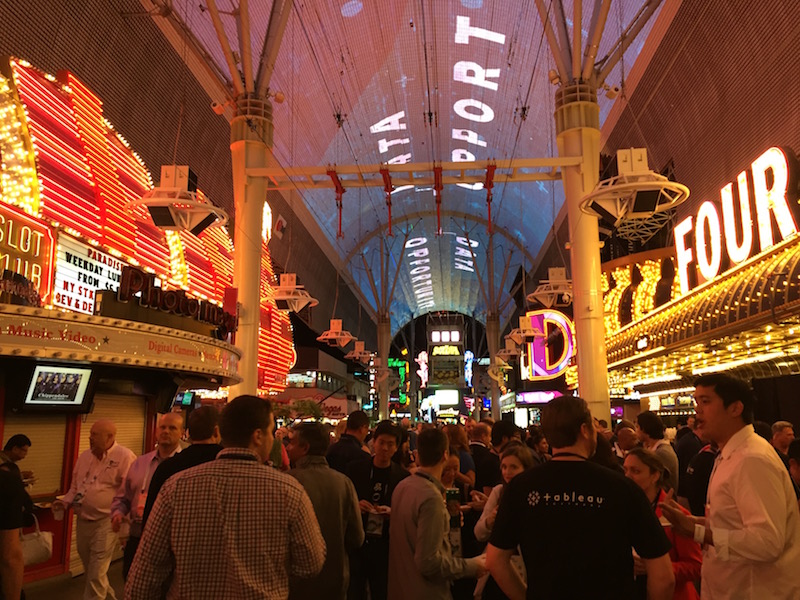 Tableau Conference 2015 Data Night Out at Fremont Street
